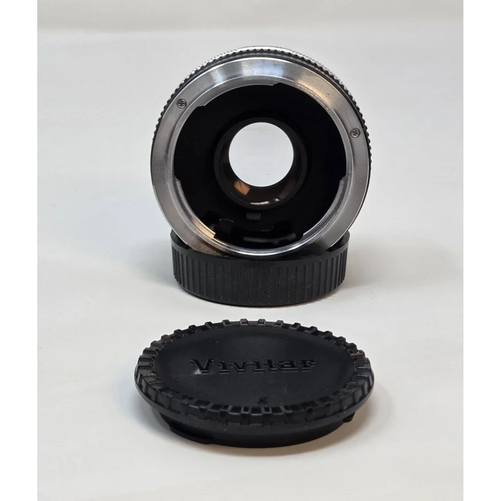 Vivitar MC Tele Converter 2X-7 Konica AR Mount Multi-Coated w/ Caps & Case Japan